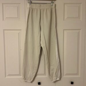 Spiritual gangster cream baggy sweatpants joggers size medium